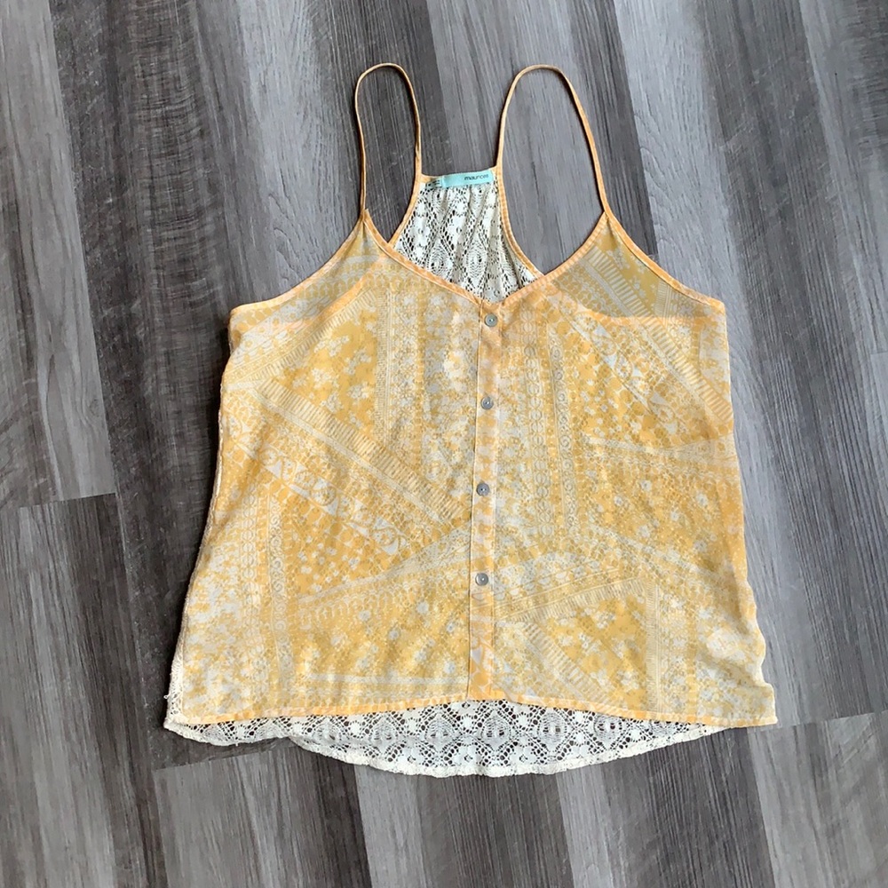 Maurices sheer tank size medium